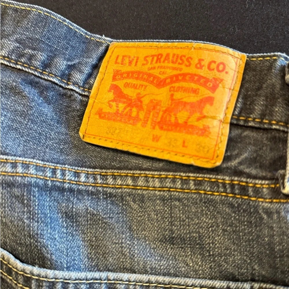 Levi's Men's Dark Blue Straight Jeans 33x30